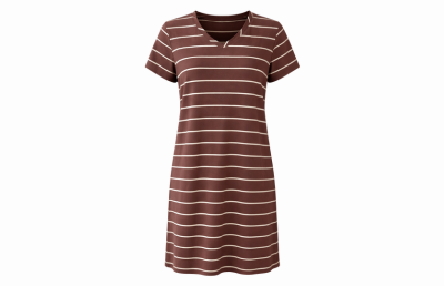 Chocolate Ecru Stripe