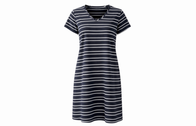 Navy White Stripe