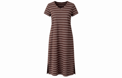 Chocolate Ecru Stripe