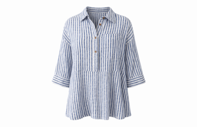 Blue White Stripe