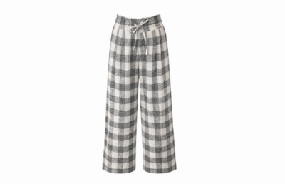 Ecru Black Check