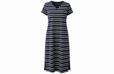 Navy White Stripe