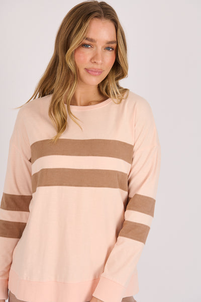 Blush Chocolate Stripe