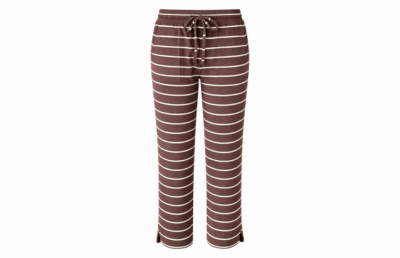 Chocolate Ecru Stripe