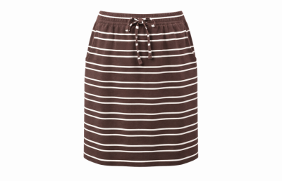 Chocolate Ecru Stripe