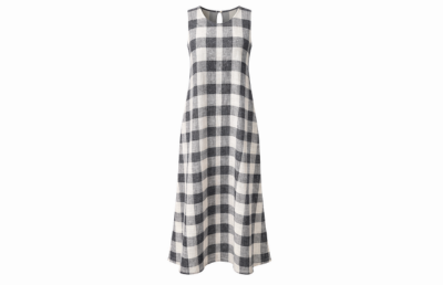Ecru Black Check